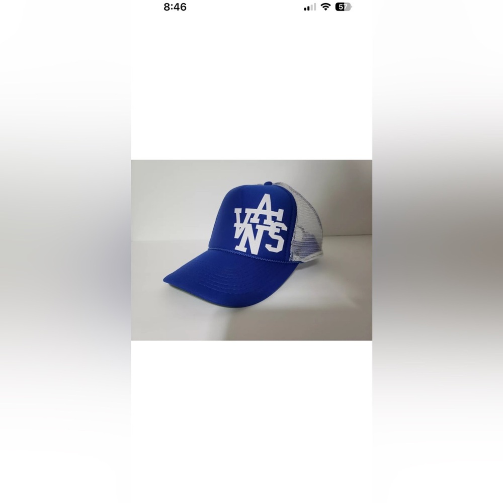 Vintage VANS Snapback Hat 80s 90s Otto Mesh Cap